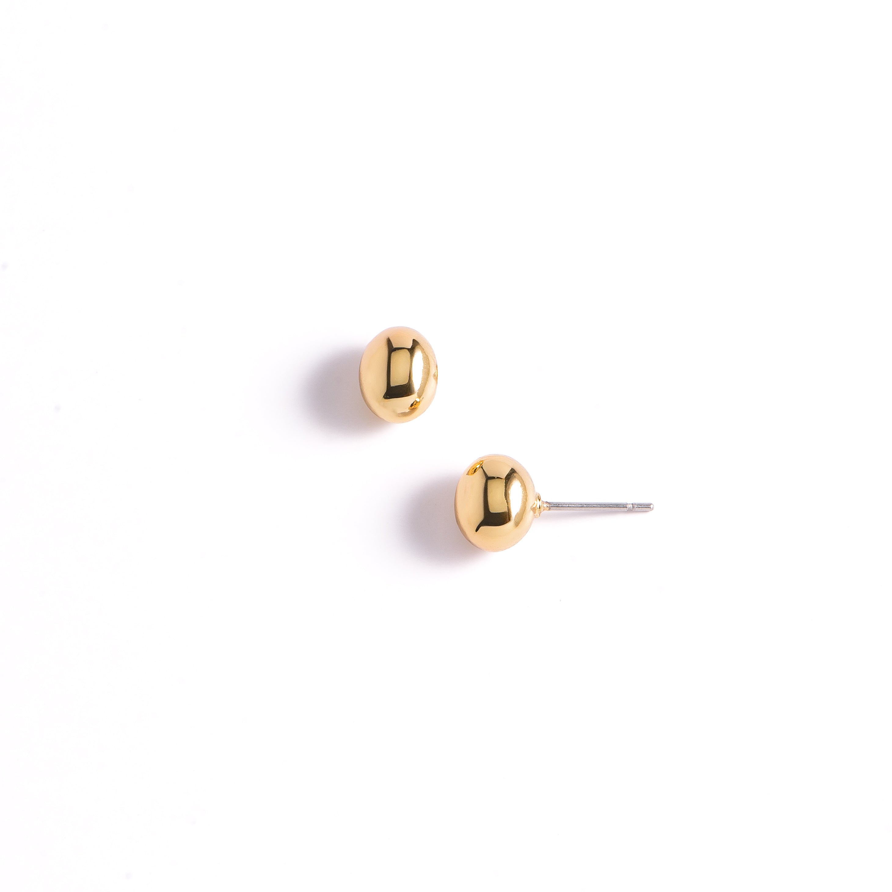 ARETE DE FRIJOLITO BAÑADO EN ORO